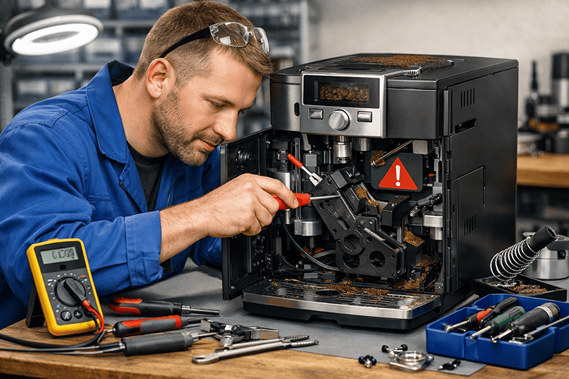 Professioneller Kaffeevollautomaten Reparaturservice in Berlin